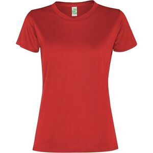 Roly Womens/Ladies Slam Short-Sleeved Sports T-Shirt / Red